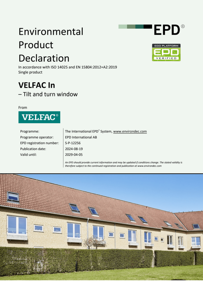VELFAC Product Database Windows and doors